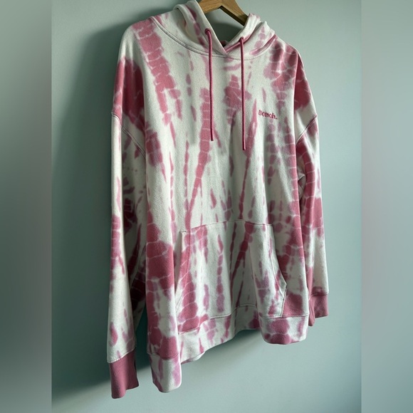 Bench Pink Tie-Dye Sweatsuit (Hoodie and Joggers) | Size XL - Picture 4 of 9